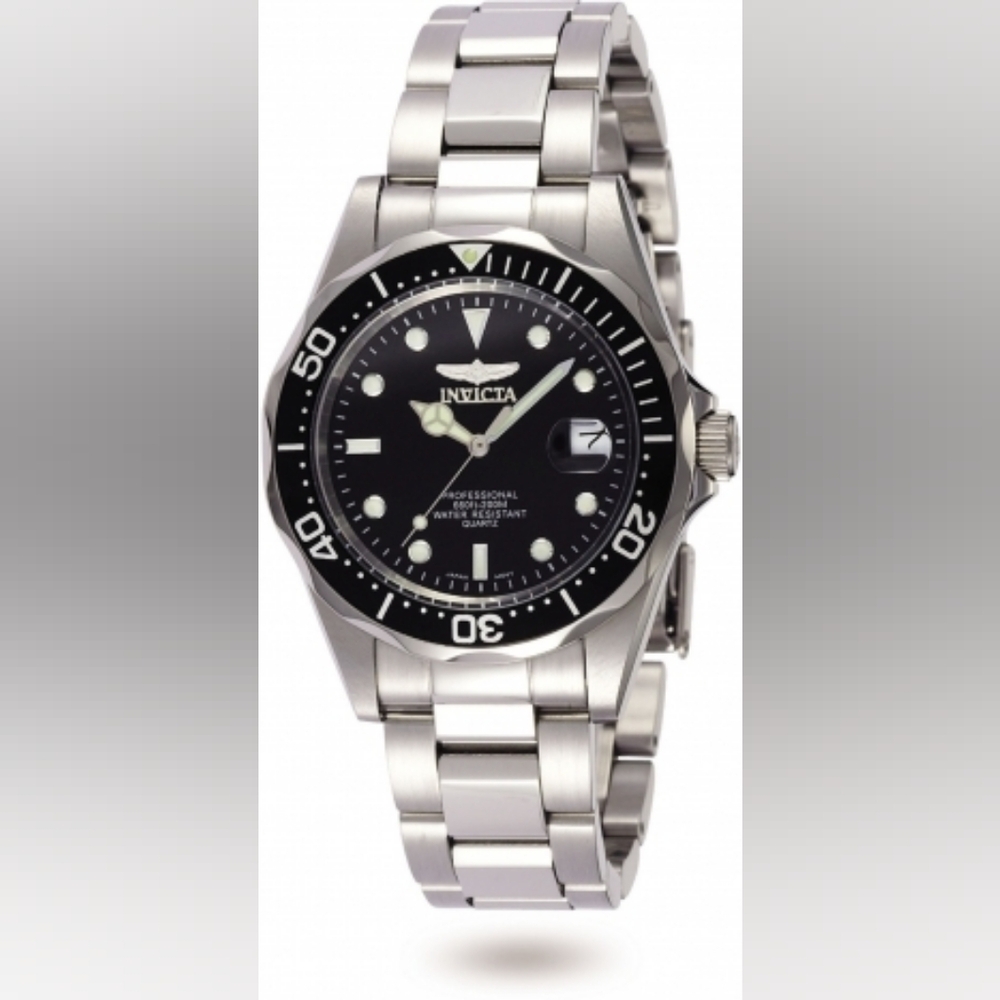 NEW NIB Invicta Pro Diver Unisex Watch - 37.5mm, Stainless Steel 8932